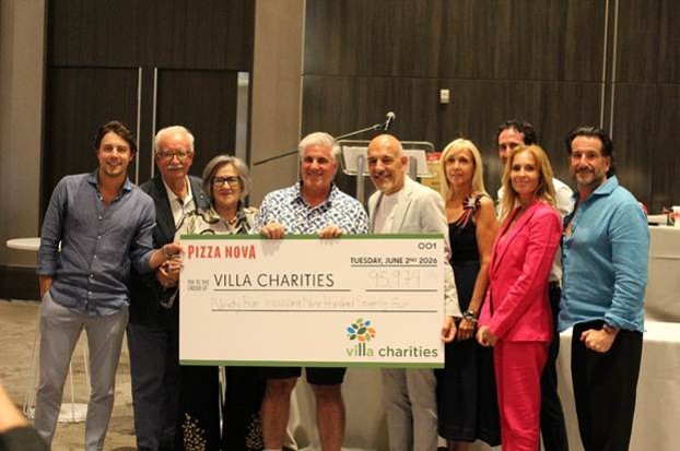 Pizza Nova and partners raised $95,974 for Villa Charities at their 29th annual charity golf tournament