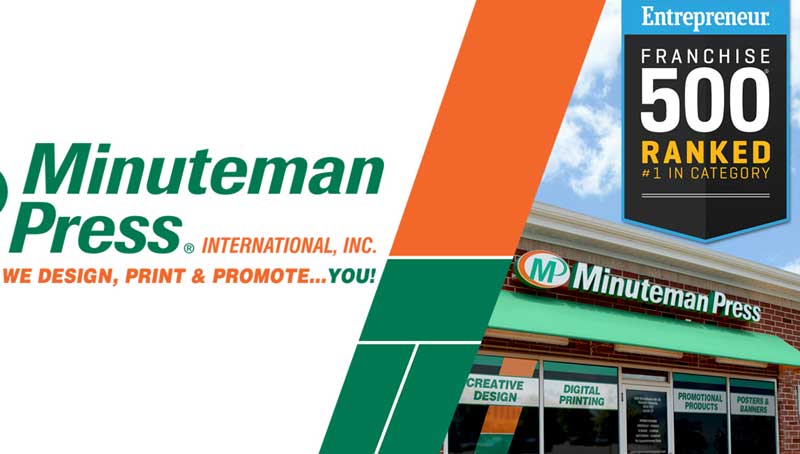 Minuteman Press International Awarded Number 1 Marketing and Printing Franchise