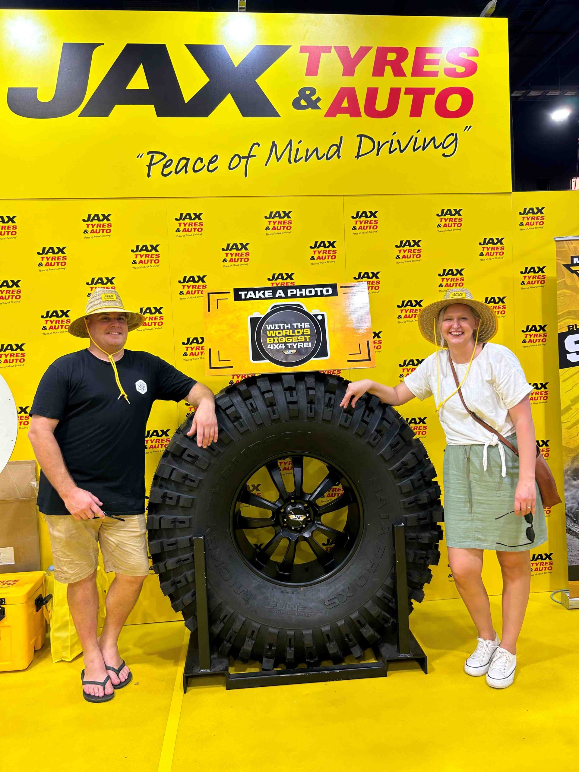 Titanic tyre rolls into Melbourne for National 4x4 Outdoor Show