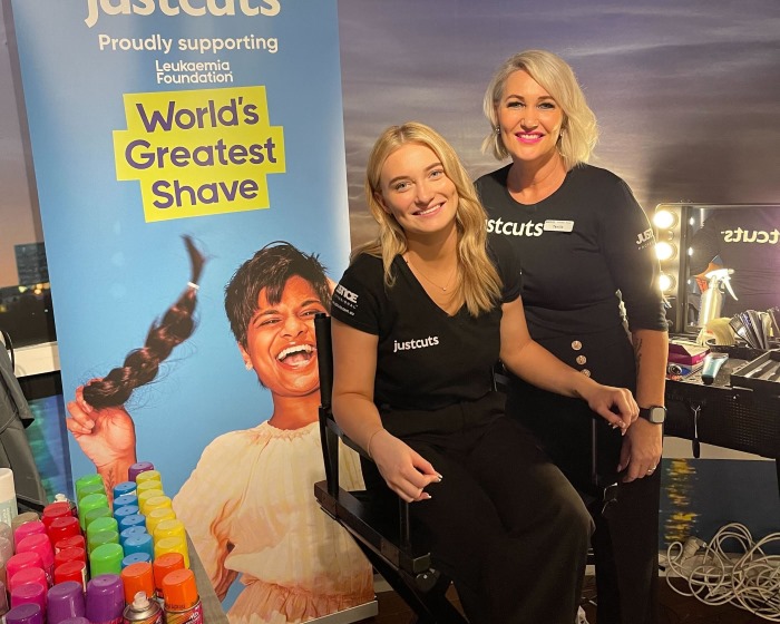 Just Cuts partners with World's Greatest Shave to support Australian families facing blood cancer