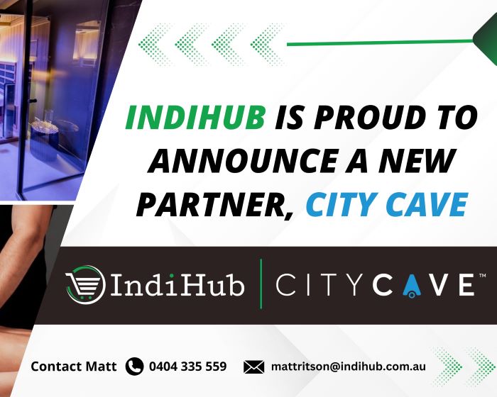 City Cave has appointed IndiHub as their partner for business services