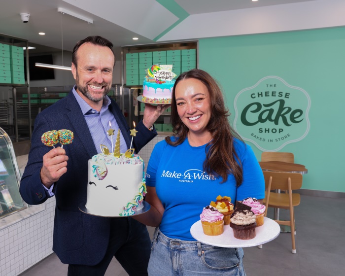 The Cheesecake Shop and Make-A-Wish Australia to Help Grant Incredible Wishes Together