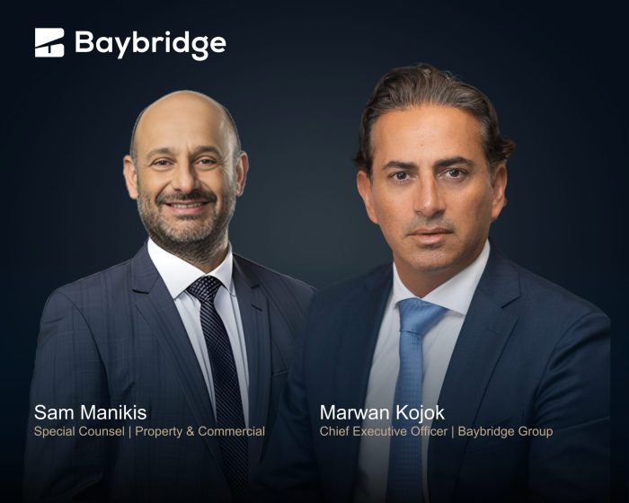 Baybridge expands its property leadership with the appointment of Sam Manikis as Special Counsel